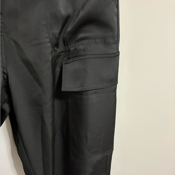 Skies Are Blue Black Cargo Jogger Pants - Picture 4 of 8